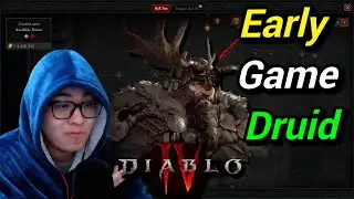 Diablo 4 - Best Storm Druid Build for Early Game - Level 20 - No Legendries
