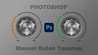 Photoshop'ta Manuel Buton Tasarımı - Photoshop Manuel Özel Tasarım Ses Açma Butonu