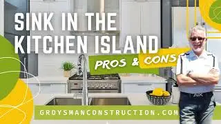 SINK IN THE KITCHEN ISLAND — PROS & CONS