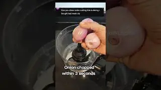 Onion Chopped within 3 Seconds | Preethi Zodiac Mixer review | #unboxing #shorts
