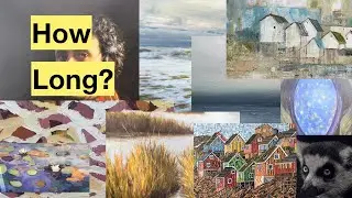 How long does it take a professional artist to complete a painting?
