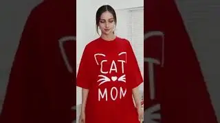 Стильное длинное платье CAT MOM