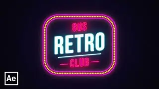 Создание неоновой композиции в After Effects