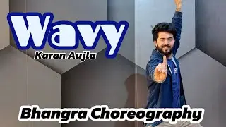 WAVY | Bhangra Mix | Karan Aujla | Bhangra Dance Choreography By Pushkar Chawla