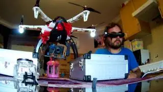 capteur de mouvement sur nacelle d'un hexacoptère
