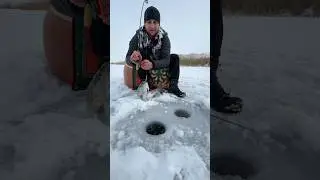 winter fishing😍🤤