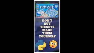 DON'T BUY Housie Tickets, MAKE them YOURSELF | Plz Support | #shorts