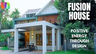 Fusion of Contemporary & European style |ഫ്യൂഷന്‍ ഭംഗി മാത്രമല്ല,കണ്ടു നോക്കു ഡിസൈന്‍ തികവൊത്ത വീട്|