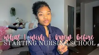 7 THINGS I WISH I KNEW BEFORE STARTING NURSING SCHOOL 🤍 | + tips to prepare!