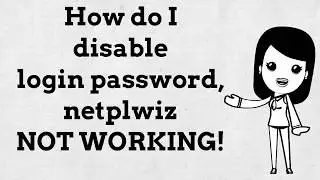 Netplwiz disable password windows 10 || Netplwiz not found