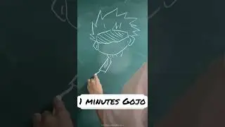 1 minutes Satoru Gojo #gojo #jujutsukaisen