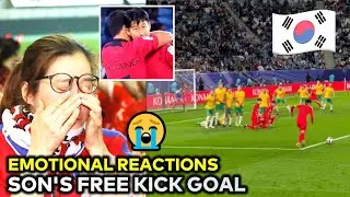 Korea fans crazy reactions to Heung Min Son free kick goal in extra time vs Australia
