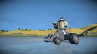 Prototype Tank Field Test - Space Engineers