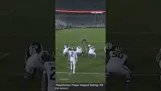 Mo Bamba in the new CFB 25 game vs Real Life Penn State #footballshorts #collegefootball #cfb25