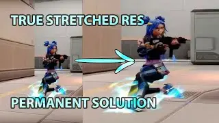 How to apply true stretched res permanently and without ruining native resolution Valorant.