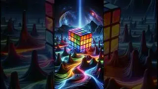 Disco celestial Rubik’s cube #midjourneyaiart #aiart #shorts #trending