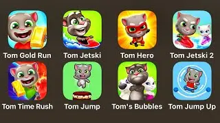 Talking Tom Gold Run,,Talking Tom Jetski,,Hero Dash,,Jetski 2,Tom Time Rush,Tom Cake Jump,Bubbles