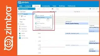 How to Share Calendar in Zimbra