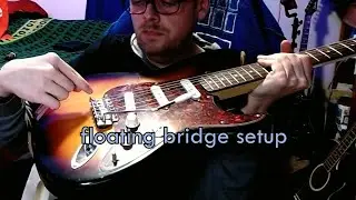 Setting floating bridge for intervals on squier strat #RVLOG 110