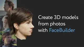 KeenTools FaceBuilder for Blender — Official Demo