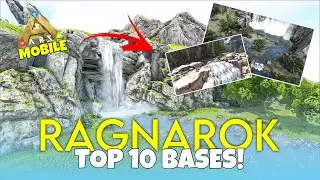 Ragnarok Top 10 Base Locations in Ark Mobile - Best Bases & Hidden Caves 😱