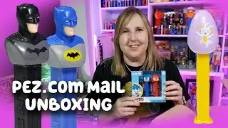 PEZ.com Mail Unboxing | New 2002 Batman, Retro Batman, Easter Egg, Sonic the Hedgehog PEZ Dispensers