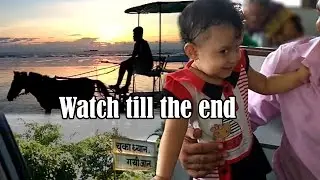 RSH Tech : Mumbai to murud sunset evening, Little angel's expressions #trending #murud #janjira