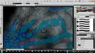 Coloreo digital de un dibujo escaneado mediante photoshop CS5