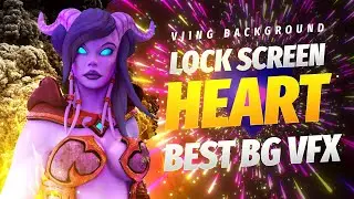 VJ Heart 4K LOOP render black preview