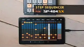 Custom step #sequencer for #SP404SX