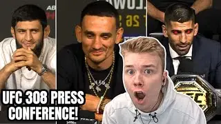 UFC 308 Press Conference REACTION! | Ilia is EVIL!
