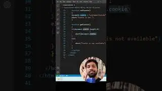 How to create Cookie and get Cookie in JavaScript ? #shorts #javascriptbasics