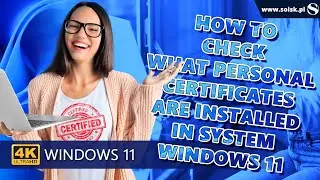 How to check what personal certificates are installed in Windows 11
