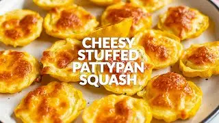 CHEESY STUFFED PATTYPAN SQUASH