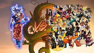 Goku MUI vs All ANIME ( Wait for end )