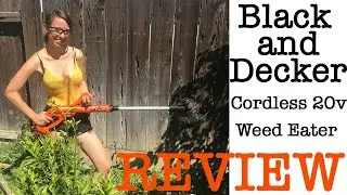 BLACK AND DECKER 20V CORDLESS WEED WACKER/EATER
