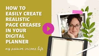 How to Easily Create Realistic Page Creases in Your Digital Planner | For Apple Keynote