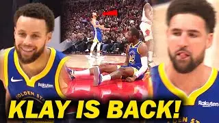 Happy na ulit si Steph Curry na-hype, CLASSIC Klay Thompson ginawang target shooting si Caruso!