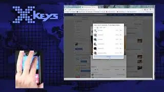 X-keys Mouse Scroll and Click Function in Facebook