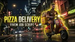 🍕 Ultra Pizza Job Script (FREE) | FiveM Delivery System  (Showcase)