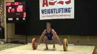 19 Year Old Chris Kamp Snatch 105KG (231LB) @ 75KG (165 LB)