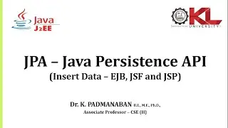 EP0021: JPA - Insert Data (EJB, JSF and JSP)