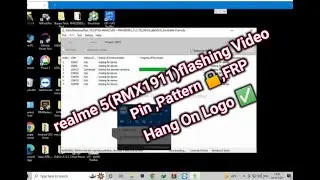 realmre 5(rmx1911)The Current Image (boot recovery) have been destroyed Fixed ll Hang On Logo