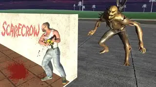 SCARECROW ATTACK FRANKLIN IN INDIAN BIKE DRIVING 3D - Indian Bikes Driving 3d