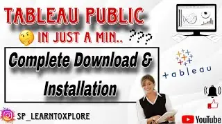 Tableau Public Download and Installation || Complete Details || Tableau Public || 