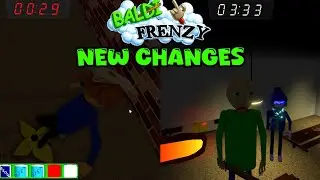 Baldi's Frenzy New Changes Update in Testing Game - Roblox