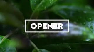 Premiere Pro Template: Fast Opener