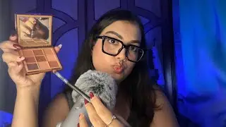 ASMR Doing your makeup and hair roleplay💄💋(actual sounds)