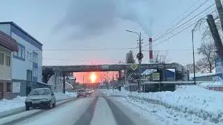 Красное, зимнее солнце, 🌞 ☀️🌞, 10 февраля  2024
