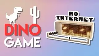 Google Chrome Dinosaur Game in Minecraft! | Minecraft Java 1.21+ Redstone Showcase